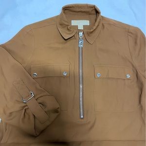 Michael Kors lightweight brown blouse in a size SX
